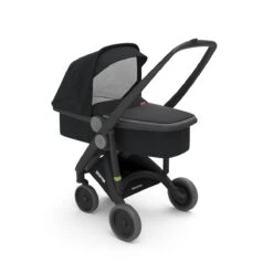 Poussette Upp Carrycot : Chassis Noir, Kit Nacelle 11 Poussette Upp Carrycot : Chassis Noir, Kit Nacelle -Bébés Produits Magasin a b c black black poussette carrycot noir noir greentom bambinou 2