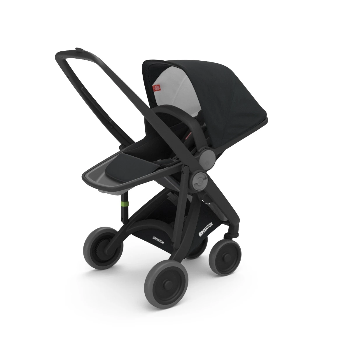 Poussette Upp Reversible : Châssis Noir, Assise Réversible – Image 3