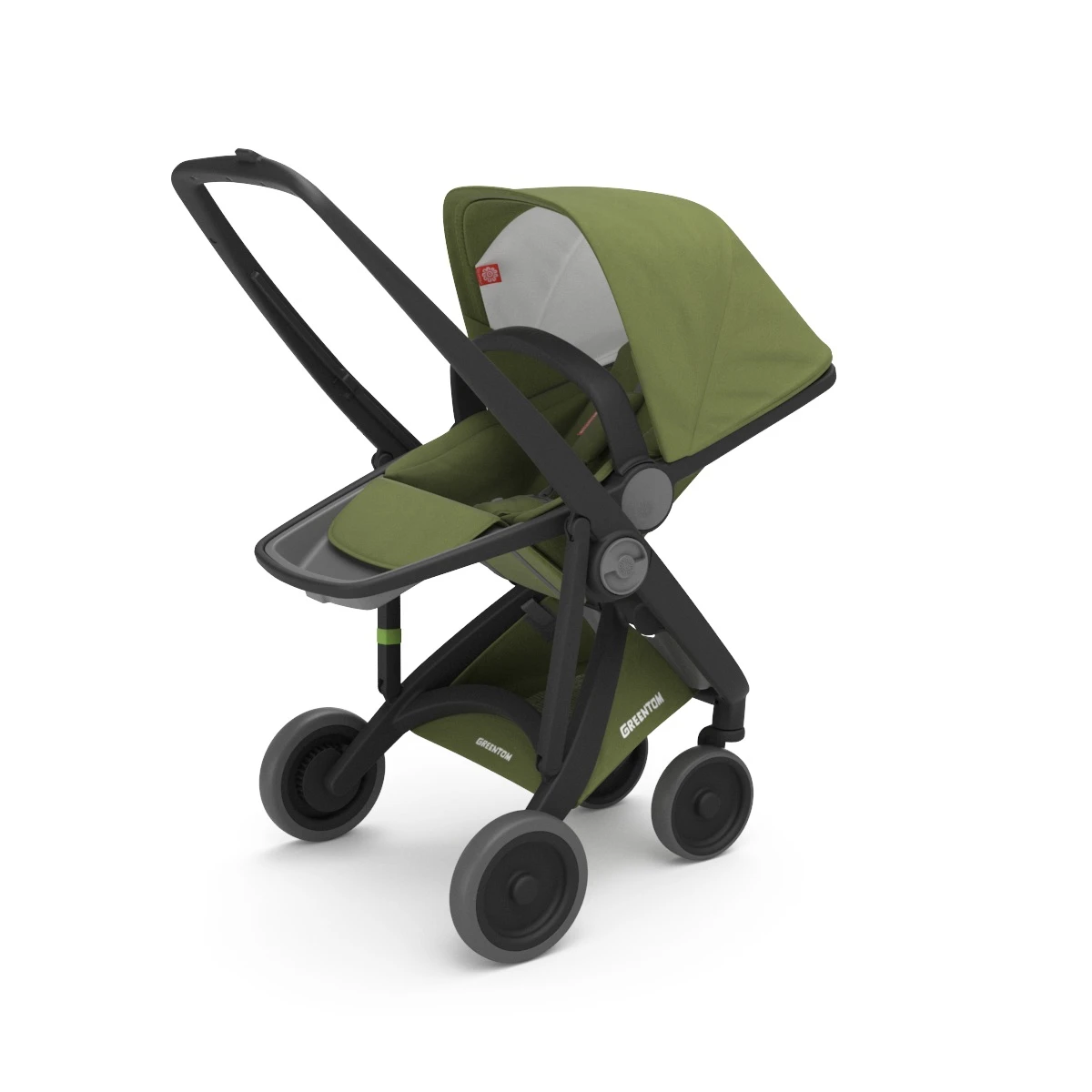 Poussette Upp Reversible : Châssis Noir, Assise Réversible – Image 2