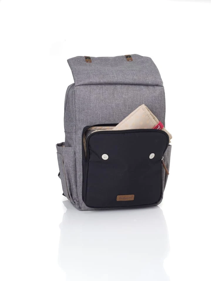 Sac à Dos à Langer George ECO Grey-Black 5 Sac à Dos à Langer George ECO Grey-Black – Image 3