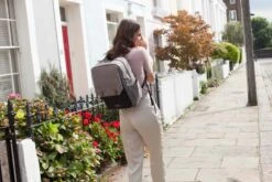 Sac à Dos à Langer George ECO Grey-Black 21 Sac à Dos à Langer George ECO Grey-Black -Bébés Produits Magasin bm1989 sac a dos a langer george grey black maman babymel bambinou