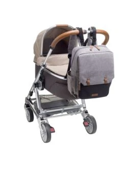 Sac à Dos à Langer George ECO Grey-Black 23 Sac à Dos à Langer George ECO Grey-Black -Bébés Produits Magasin bm1989 sac a dos a langer george grey black poussette babymel bambinou
