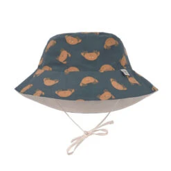 Lassig Chapeau Anti-UV Réversible Crabe Bleu