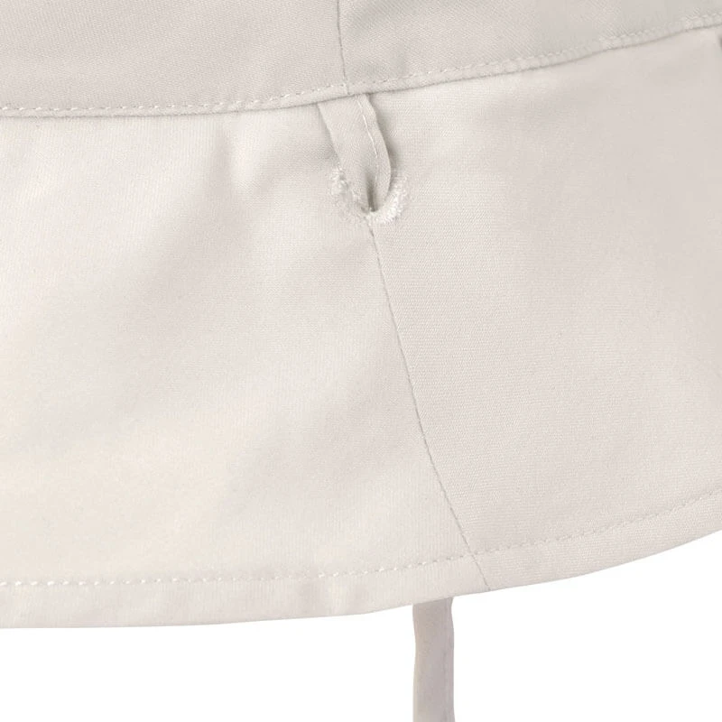 Lassig Chapeau Anti-UV Réversible Rayés Blanc Cassé/pêche – Image 3