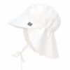 Lassig Chapeau De Soleil Protège-nuque Blanc -Bébés Produits Magasin chapeau soleil protege nuque blanc lassig bambinou produit 3