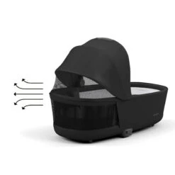 CYBEX Nacelle Luxe Poussette Priam 4 Et E-Priam 2 -Bébés Produits Magasin nacelle priam sepia black rosegold cybex bambinou116 1