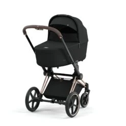 CYBEX Nacelle Luxe Poussette Priam 4 Et E-Priam 2 -Bébés Produits Magasin nacelle priam sepia black rosegold cybex bambinou11 1