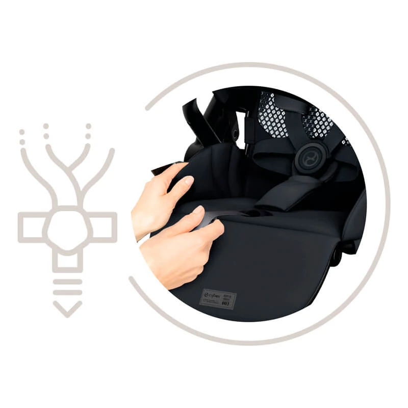 CYBEX Pack Duo Poussette Compacte Melio 3 Bronze + Cloud Z2 I-Size – Image 8