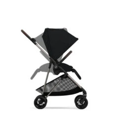 CYBEX Pack Duo Poussette Compacte Melio 3 Bronze + Nacelle -Bébés Produits Magasin pack duo poussette compacte melio 3 bronze nacelle cybex bambinou reversible