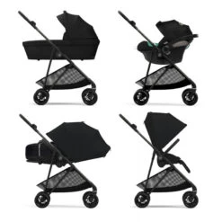 CYBEX Pack Duo Poussette Compacte Melio 3 Carbon + Nacelle -Bébés Produits Magasin pack duo poussette compacte melio 3 carbon nacelle cybex bambinou travel system