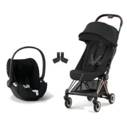 CYBEX Pack Duo Poussette Ultra-compacte Coya + Cloud T I-Size