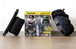 Pack Porte-bébé PhysioCarrier Et Extension 0-36+ -Bébés Produits Magasin pack evolution porte bebe physiocarrier extension extension 0 36 noir poche anthracite love radius bambinou packaging 1