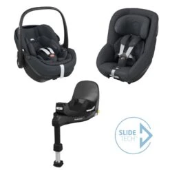 Maxi-Cosi Pack Pebble 360 Pro + Pearl 360 Pro + Base FamilyFix 360 Pro