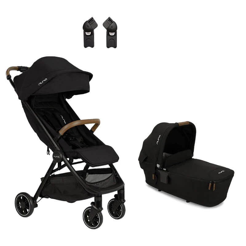 Nuna Pack Poussette Compacte TRVL + Nacelle LYTL
