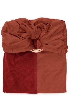 Petite écharpe De Portage Sans Nœud Sans Pad -Bébés Produits Magasin petite echarpe portage sans noeud sans pad fauve rouge bourgogne love radius bambinou