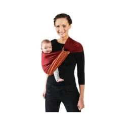 Petite écharpe De Portage Sans Nœud Sans Pad -Bébés Produits Magasin petite echarpe portage sans noeud sans pad fauve rouge bourgogne love radius bambinou cote
