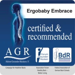 Ergobaby Porte-bébé Physiologique Embrace -Bébés Produits Magasin porte bebe embrace ergobaby bambinou certification