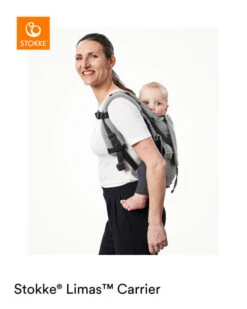 Stokke Porte-bébé Préformé Limas Carrier Flex 15 Stokke Porte-bébé Préformé Limas Carrier Flex -Bébés Produits Magasin porte bebe limas preforme carrier flex coton bio stokke bambinou profil 2