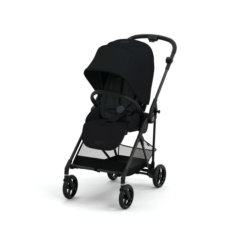 CYBEX Poussette Compacte Melio 3 Carbon Moon Black