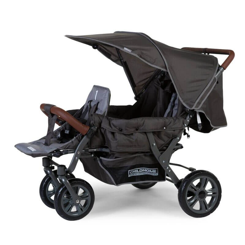Childhome Poussette Triplette + Housse Pluie + Pare-soleil Anthracite 3 Childhome Poussette Triplette + Housse Pluie + Pare-soleil Anthracite