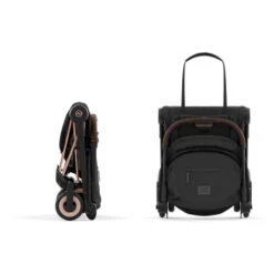CYBEX Poussette Ultra-compacte Coya -Bébés Produits Magasin poussette ultra compacte coya rosegold sepia black cybex bambinou compacte