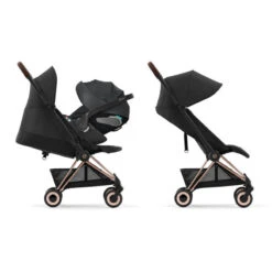 CYBEX Pack Duo Poussette Ultra-compacte Coya + Cloud Z2 I-Size -Bébés Produits Magasin poussette ultra compacte coya rosegold sepia black cybex bambinou travel system 1