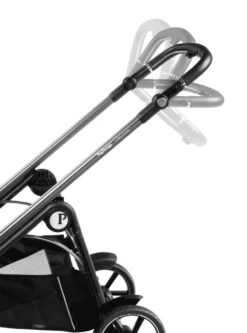 PEG PEREGO Poussette Veloce 31 PEG PEREGO Poussette Veloce -Bébés Produits Magasin poussette veloce black shine peg perego bambinou poignee position 2 1