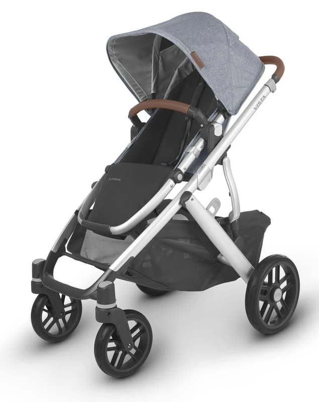 Uppababy Pack Poussette Vista V2 Avec Nacelle + Second Siège Et Adaptateurs – Image 3