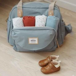Beaba Sac à Langer Genève II Vert Sauge -Bébés Produits Magasin sac a langer geneve ii vert sauge beaba bambinou zoom