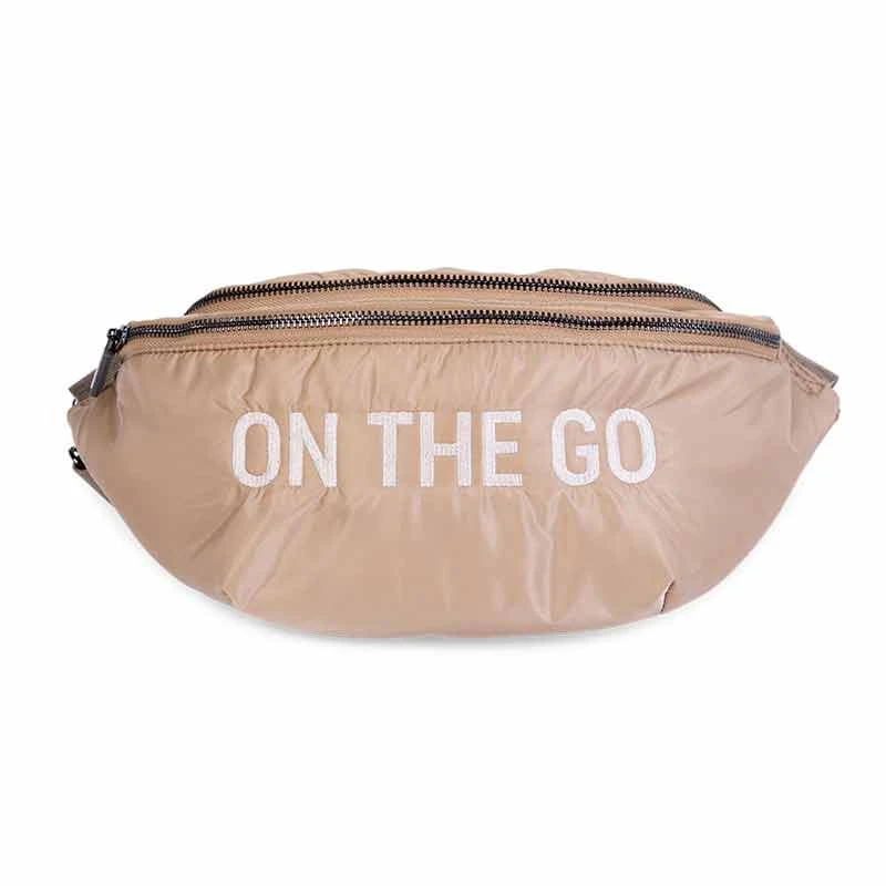 Childhome Sac Banane On The Go Matelassé Beige 4 Childhome Sac Banane On The Go Matelassé Beige – Image 2