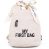 Childhome Sac à Dos Enfant My First Bag Teddy Écru 2 Childhome Sac à Dos Enfant My First Bag Teddy Écru -Bébés Produits Magasin sac dos enfant my first bag childhome bambinou produit