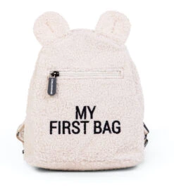 Childhome Sac à Dos Enfant My First Bag Teddy Écru -Bébés Produits Magasin sac dos enfant my first bag childhome bambinou simple