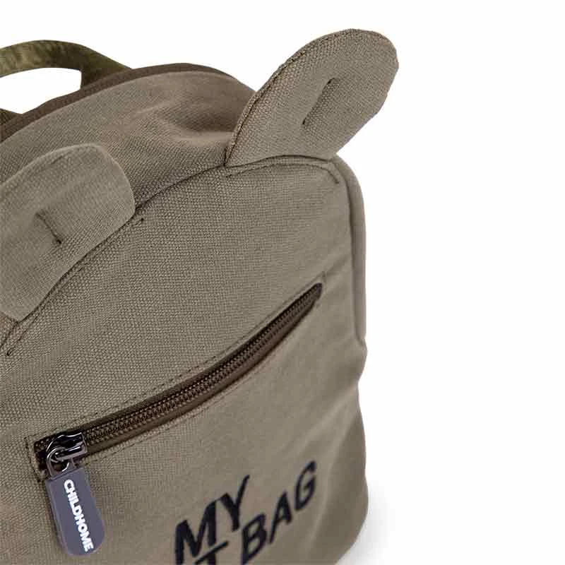 Childhome Sac à Dos Enfant My First Bag Kaki 6 Childhome Sac à Dos Enfant My First Bag Kaki – Image 4