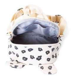 Childhome Sac à Dos Enfant My First Bag Leopard -Bébés Produits Magasin sac dos enfant my first bag leopard childhome bambinou ouvert