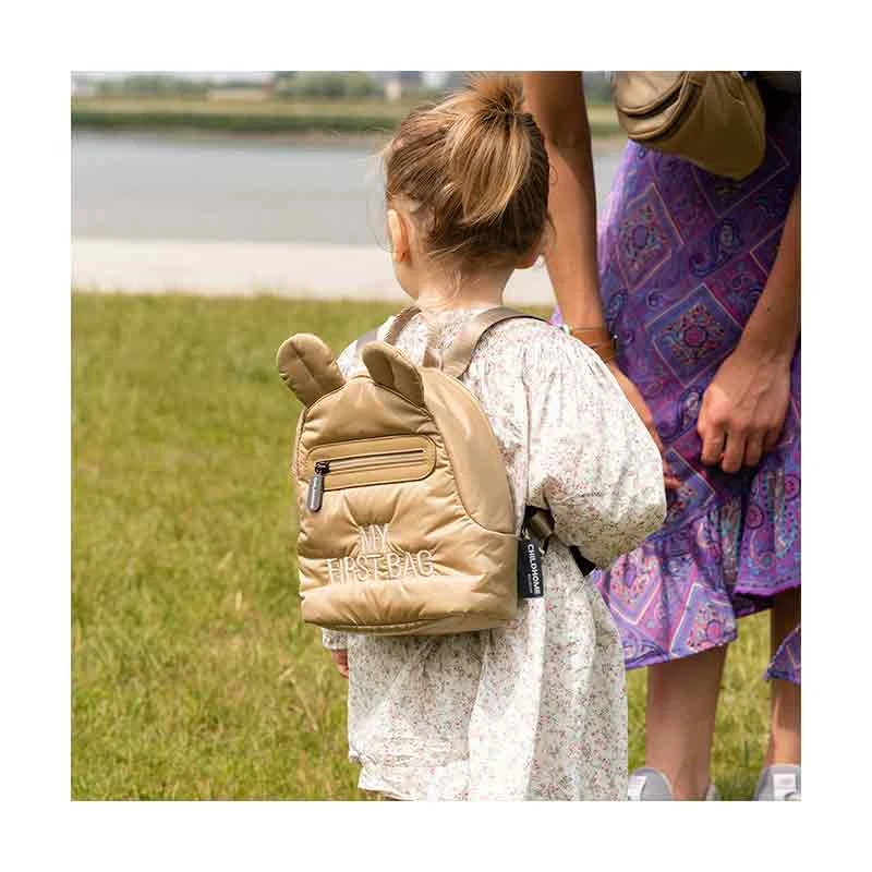 Childhome Sac à Dos Enfant My First Bag Matelassé Beige – Image 6