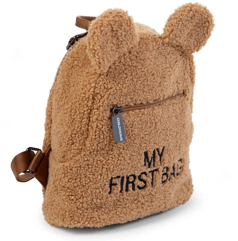 Childhome Sac à Dos Enfant My First Bag Teddy Beige 4 Childhome Sac à Dos Enfant My First Bag Teddy Beige – Image 2