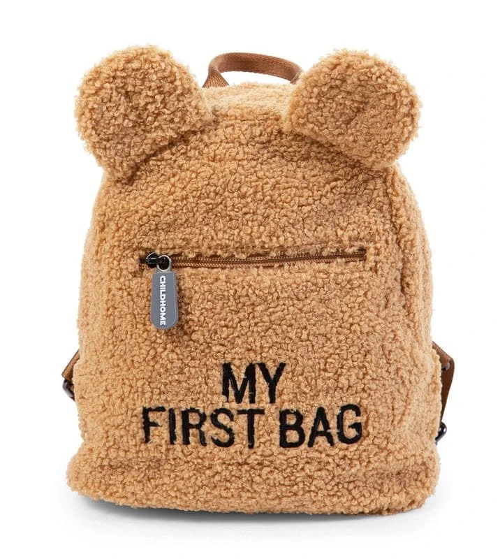 Childhome Sac à Dos Enfant My First Bag Teddy Beige 3 Childhome Sac à Dos Enfant My First Bag Teddy Beige