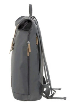 Lassig Sac à Dos à Langer Rolltop Anthracite 14 Lassig Sac à Dos à Langer Rolltop Anthracite -Bébés Produits Magasin sac dos langer rolltop anthracite lassig bambinou lateral