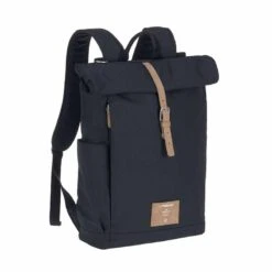 Lassig Sac à Dos à Langer Rolltop Bleu Nuit