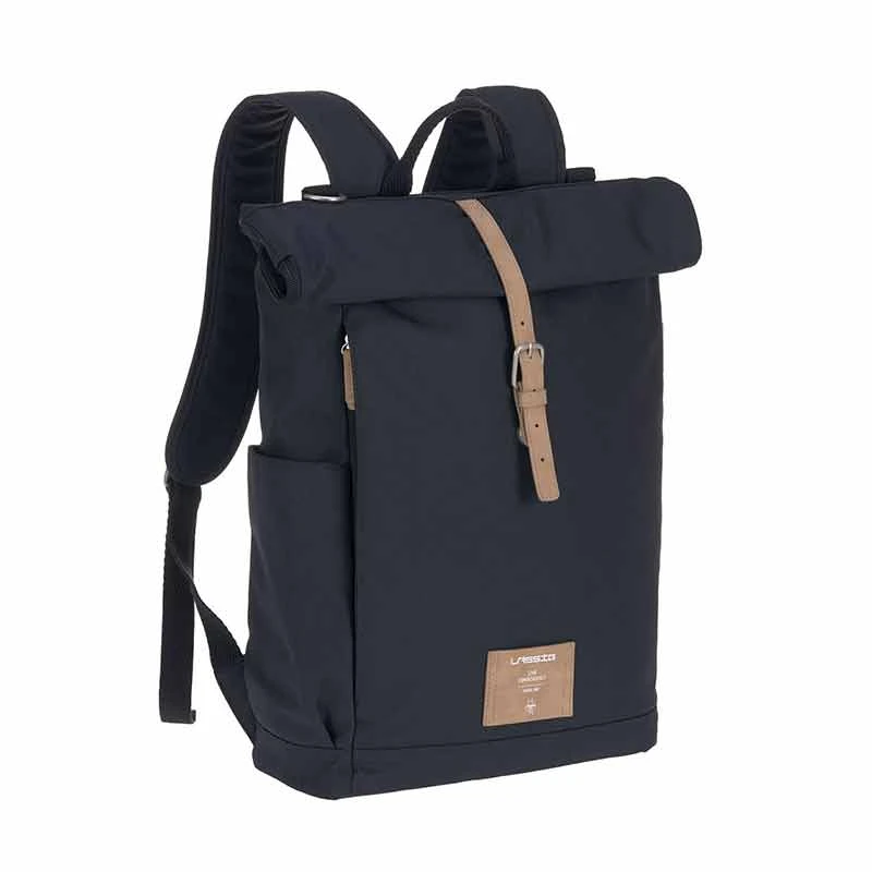 Lassig Sac à Dos à Langer Rolltop Bleu Nuit 3 Lassig Sac à Dos à Langer Rolltop Bleu Nuit
