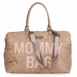 Childhome Sac à Langer Mommy Bag Matelassé Beige 8 Childhome Sac à Langer Mommy Bag Matelassé Beige -Bébés Produits Magasin sac langer mommy bag matelasse beige childhome bambinou attaches