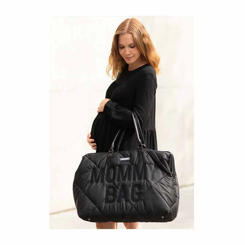 Childhome Sac à Langer Mommy Bag Matelassé Noir – Image 5