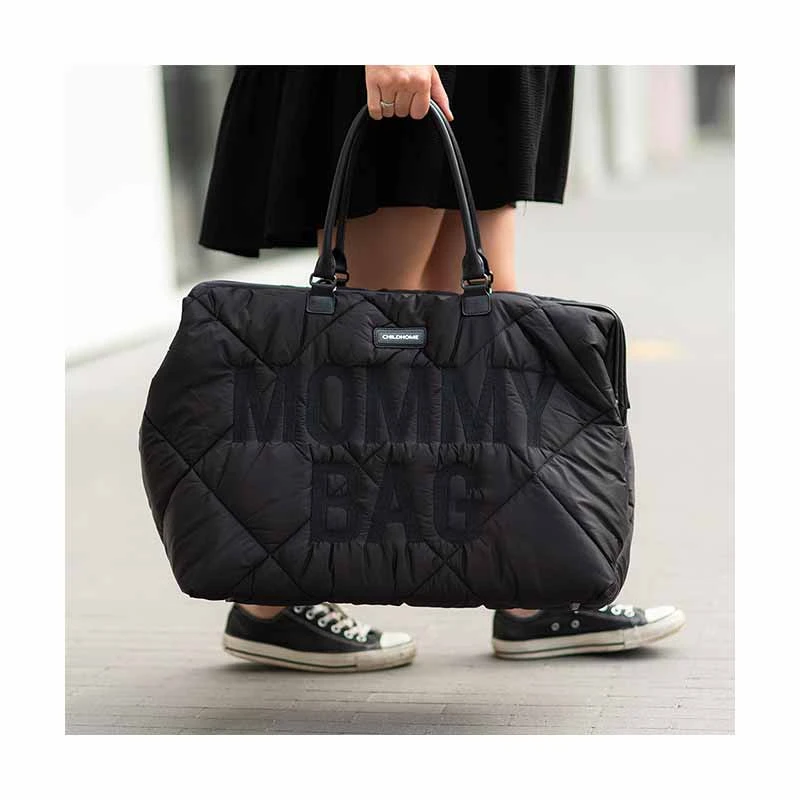 Childhome Sac à Langer Mommy Bag Matelassé Noir – Image 4