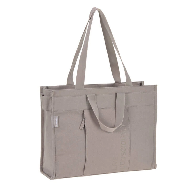 Lassig Sac à Langer Tote Up Taupe 3 Lassig Sac à Langer Tote Up Taupe