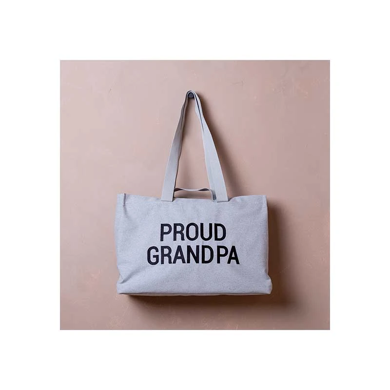 Childhome Sac En Toile Proud Grandpa 6 Childhome Sac En Toile Proud Grandpa – Image 4