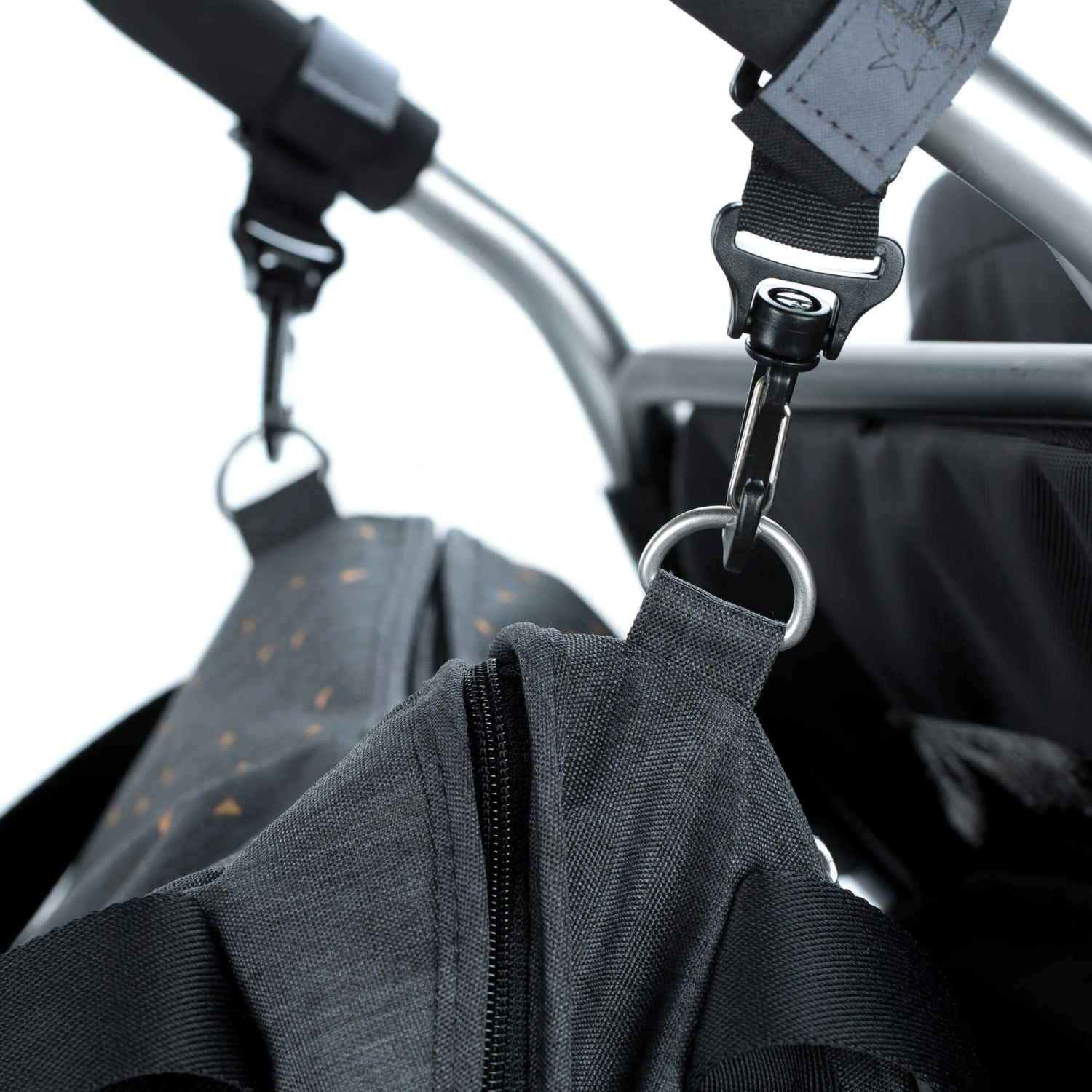 Lassig Sac à Langer Twin Triangle Gris Foncé 7 Lassig Sac à Langer Twin Triangle Gris Foncé – Image 5