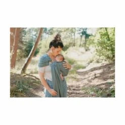 Sling Coton Bio 10 Sling Coton Bio -Bébés Produits Magasin sling coton bio vert eucalyptus neobulle bambinou ambiance