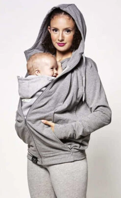 Sweat Du Parent Gris Chiné