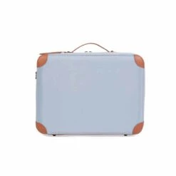 Childhome Valise Mini Traveller Gris Ecru -Bébés Produits Magasin valise mini traveller gris ecru childhome bambinou dos