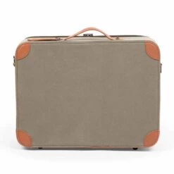 Childhome Valise Mini Traveller Kaki -Bébés Produits Magasin valise mini traveller kaki childhome bambinou dos